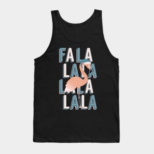 Fa La La Flamingo Christmas Tank Top